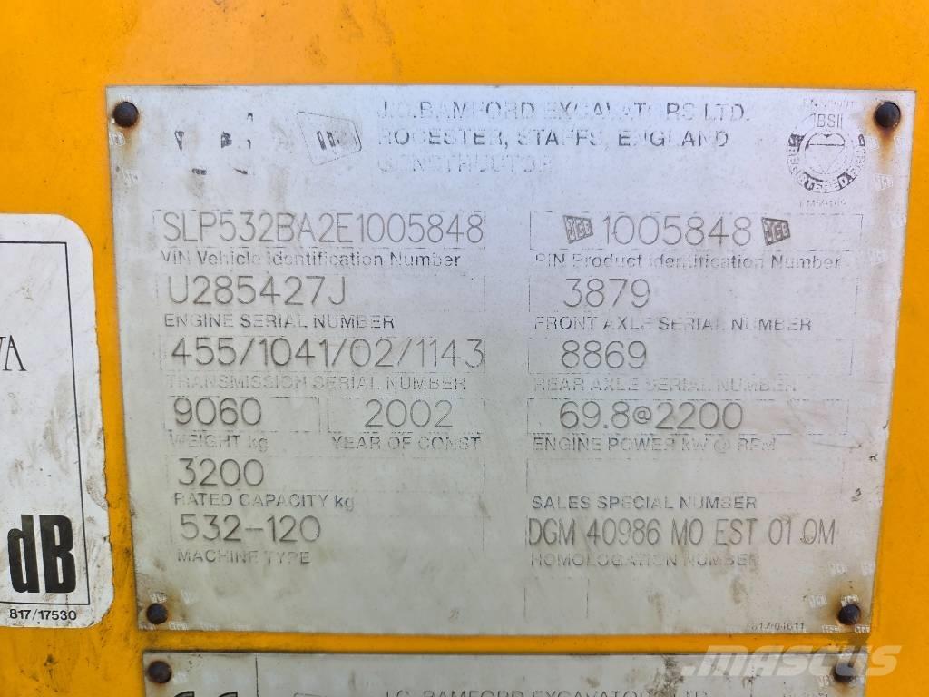 JCB 532-120 Teleskopik yükleyiciler