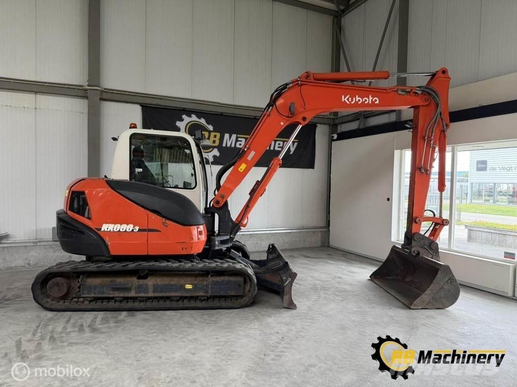 Kubota KX080-3 Midi ekskavatörler 7 - 12 t