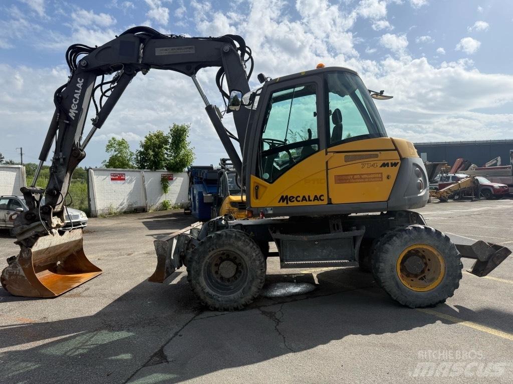 Mecalac 714 MW Lastik tekerli ekskavatörler