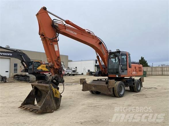 Hitachi ZX 210 W Lastik tekerli ekskavatörler
