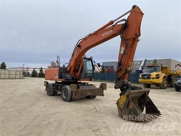 Hitachi ZX 210 W Lastik tekerli ekskavatörler