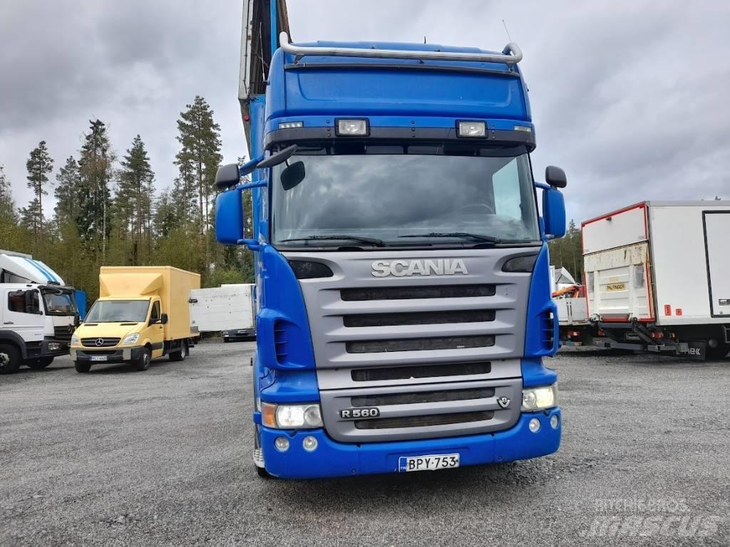 Scania R 560 Araç üzeri vinçler