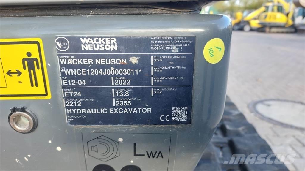 Wacker Neuson ET24 Paletli ekskavatörler