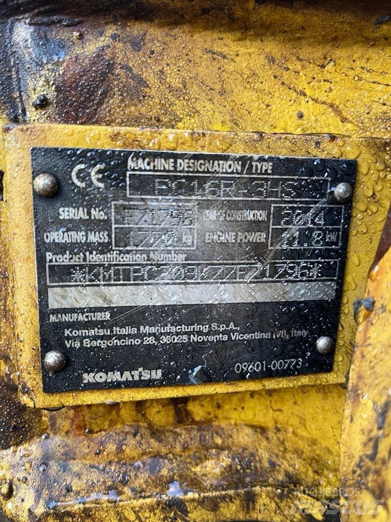 Komatsu PC 16 R-3HS Mini ekskavatörler, 7 tona dek