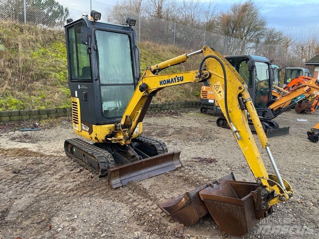 Komatsu PC 16 R-3HS Mini ekskavatörler, 7 tona dek