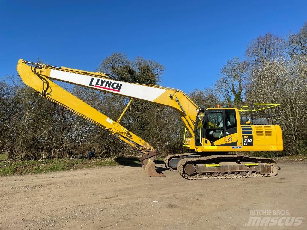 Komatsu PC 210 Uzun bomlu ekskavatörler