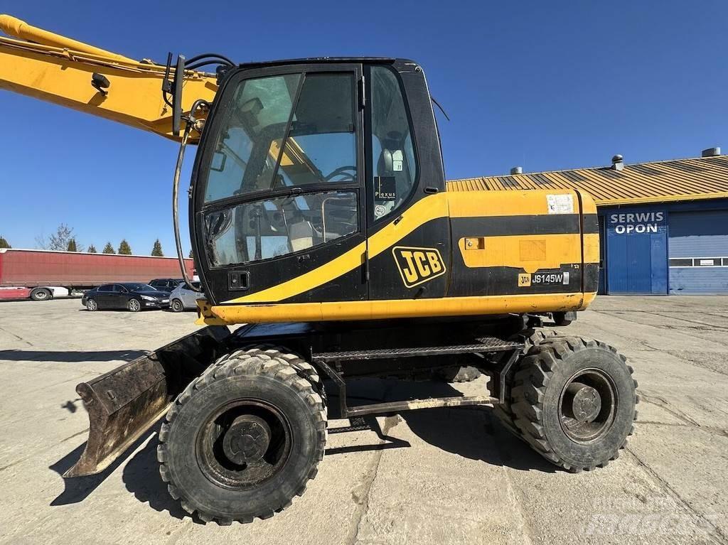 JCB JS145W Lastik tekerli ekskavatörler