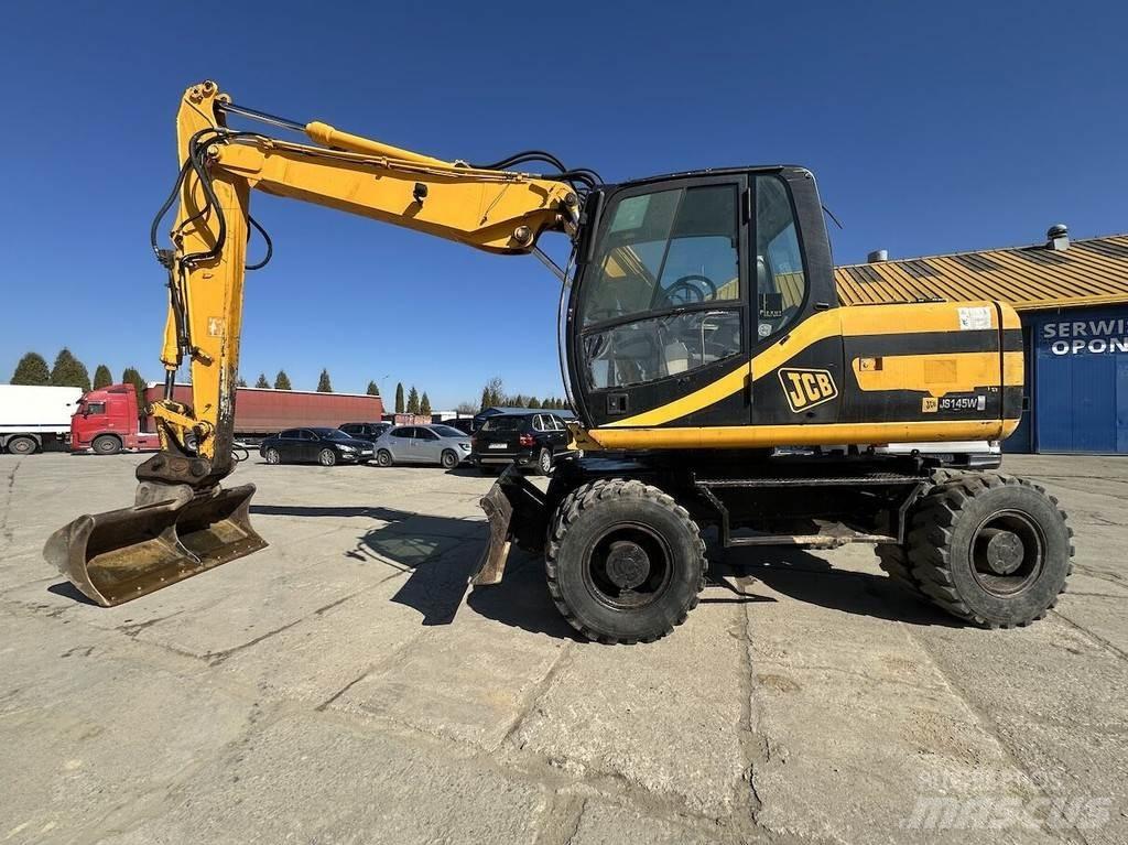 JCB JS145W Lastik tekerli ekskavatörler