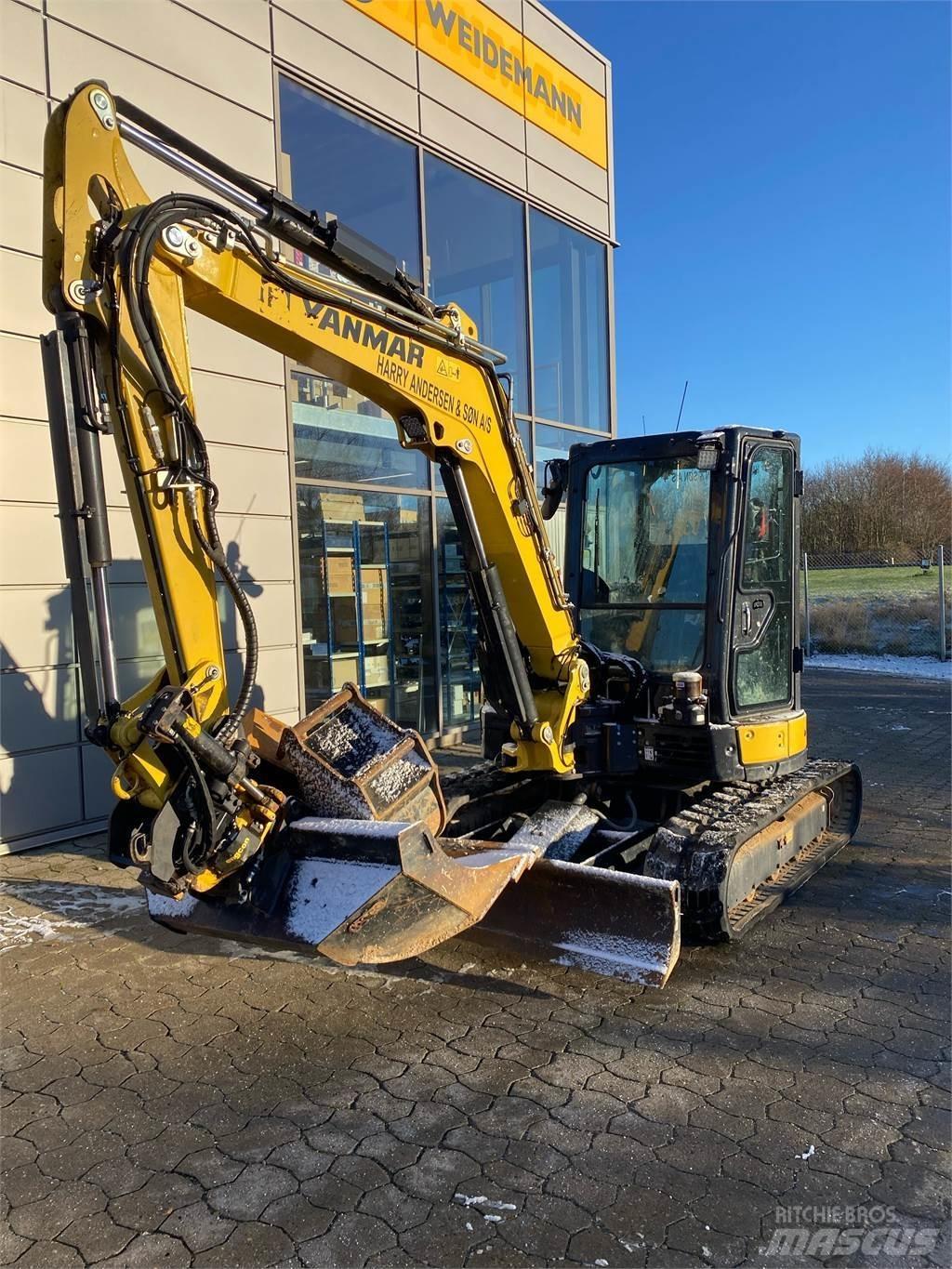 Yanmar VIO57 Mini ekskavatörler, 7 tona dek