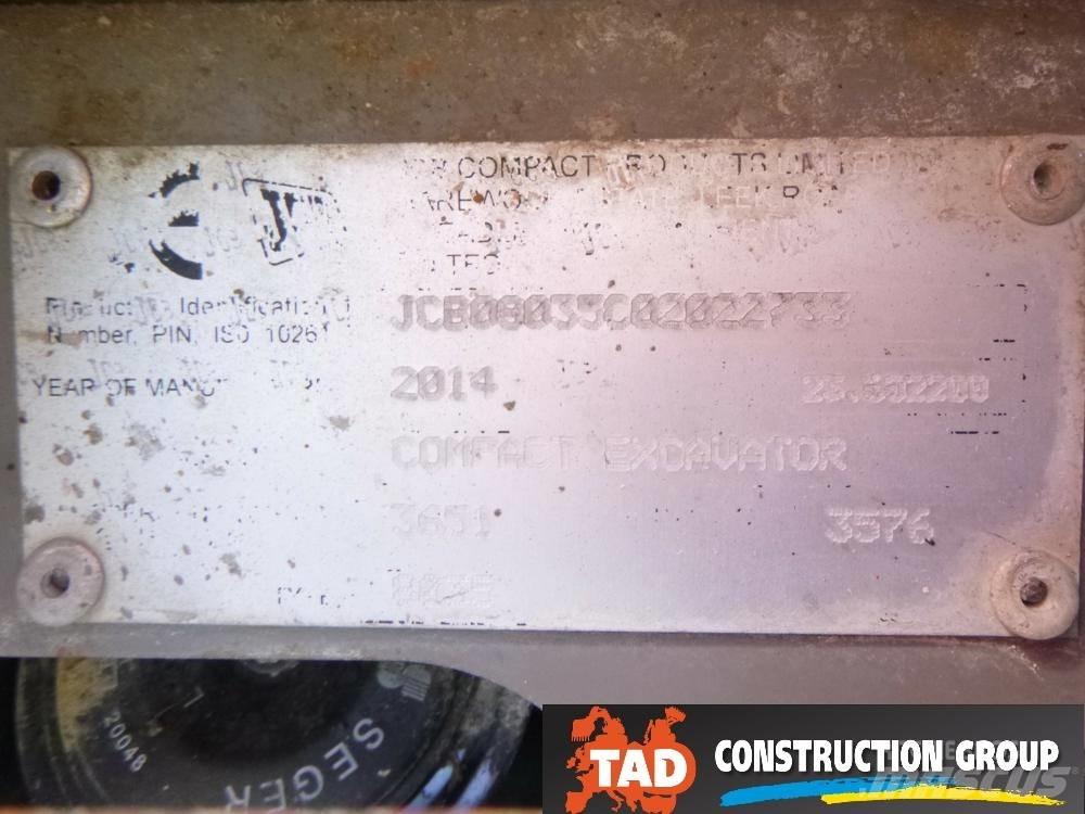 JCB 8035 ZTS Mini ekskavatörler, 7 tona dek