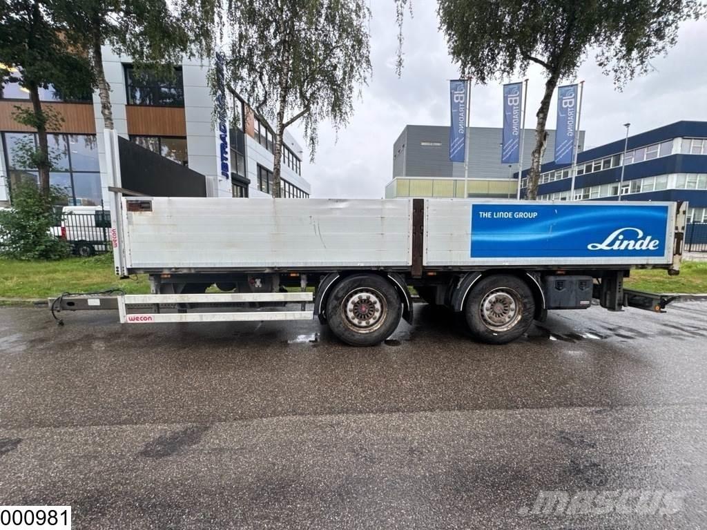 Wecon middenas Flatbed römorklar