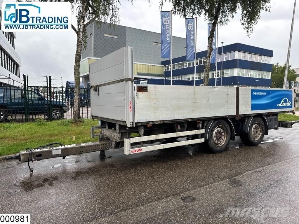 Wecon middenas Flatbed römorklar