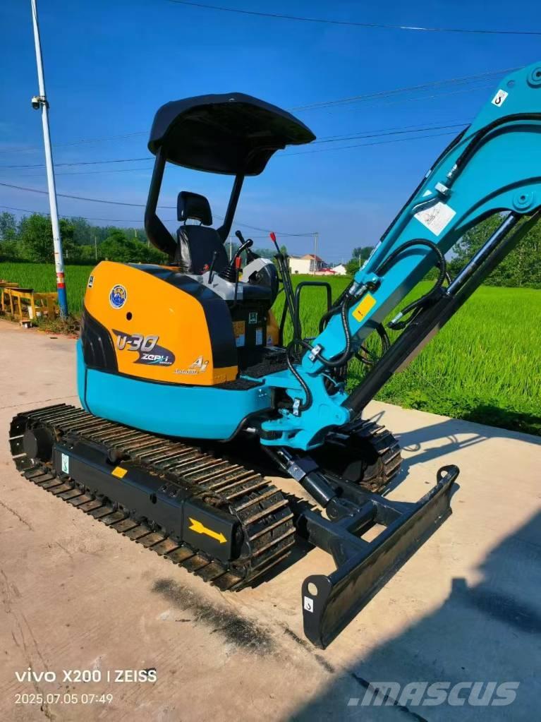 Kubota U 30 Mini ekskavatörler, 7 tona dek