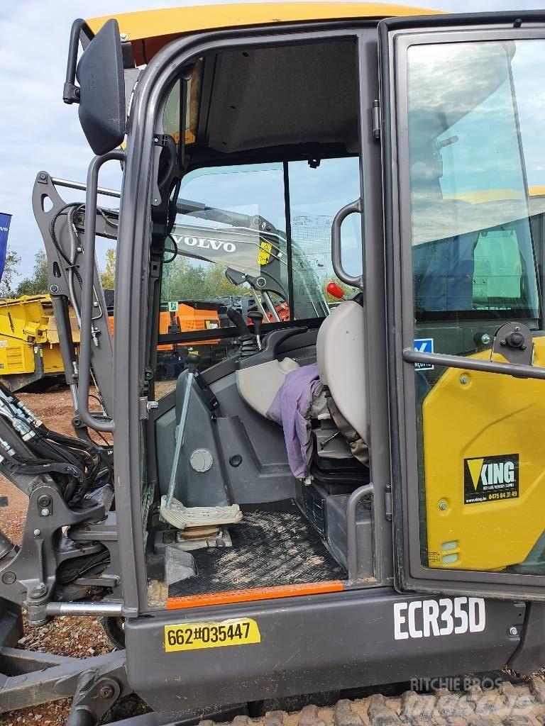 Volvo ECR 35 D Mini ekskavatörler, 7 tona dek