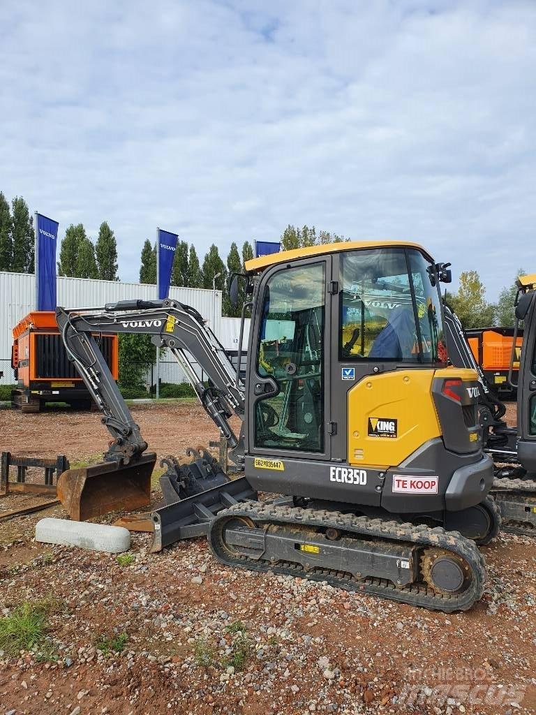 Volvo ECR 35 D Mini ekskavatörler, 7 tona dek