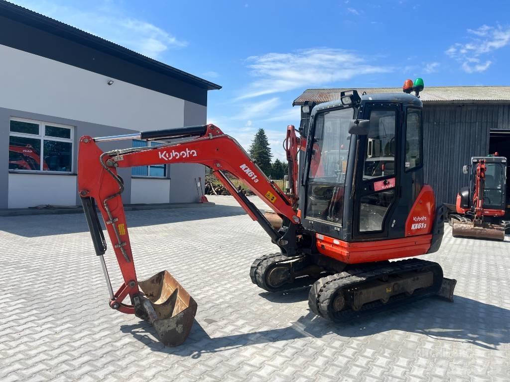 Kubota KX 61-3 Mini ekskavatörler, 7 tona dek