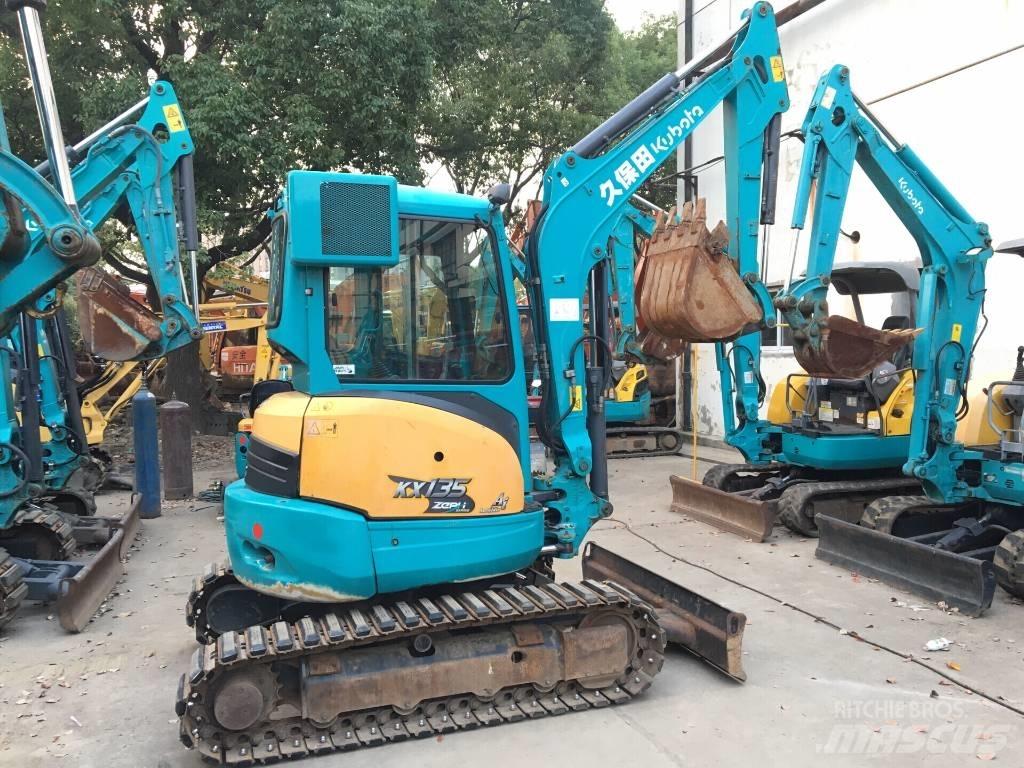 Kubota KX135 Mini ekskavatörler, 7 tona dek