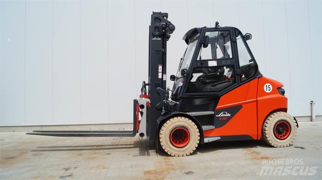 Linde E80 Elektrikli forkliftler