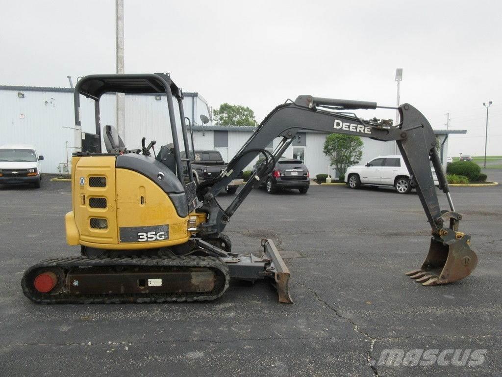 John Deere 35G Paletli ekskavatörler