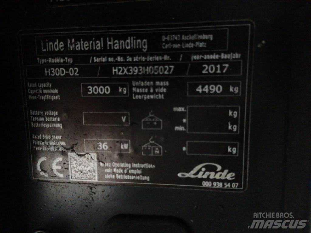 Linde H30D-02 Dizel forkliftler