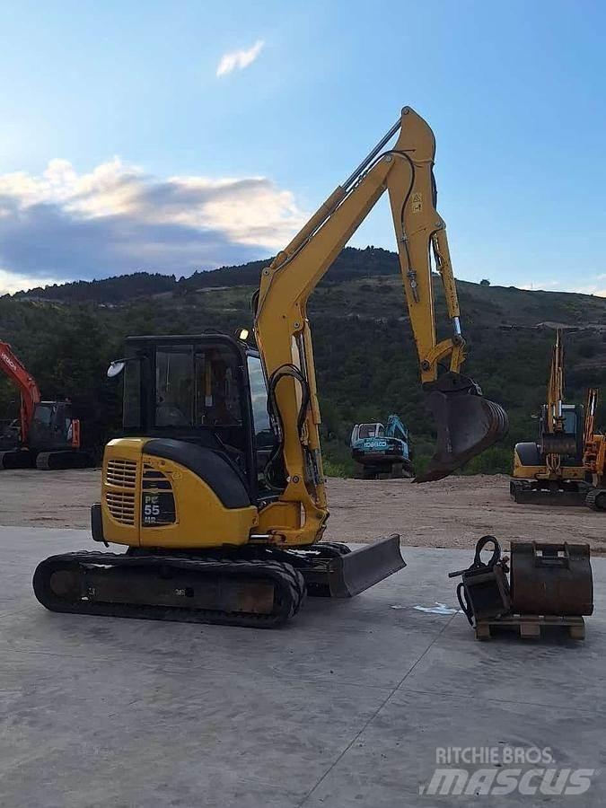 Komatsu PC55 Mini ekskavatörler, 7 tona dek