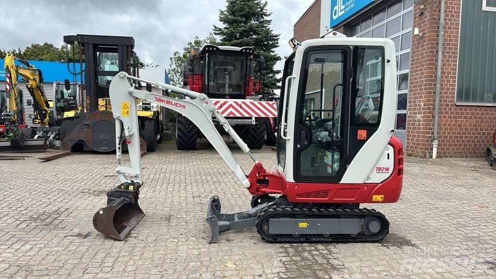 Takeuchi TB216 A Mini ekskavatörler, 7 tona dek
