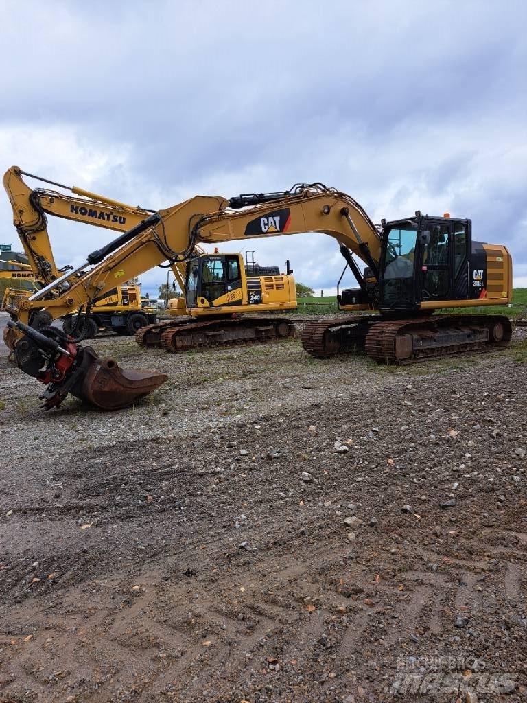 CAT 318 E L Paletli ekskavatörler