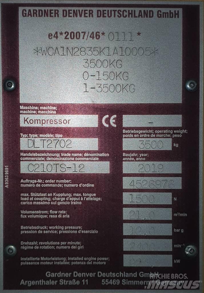 Compair C210 TS-12 Kompresörler