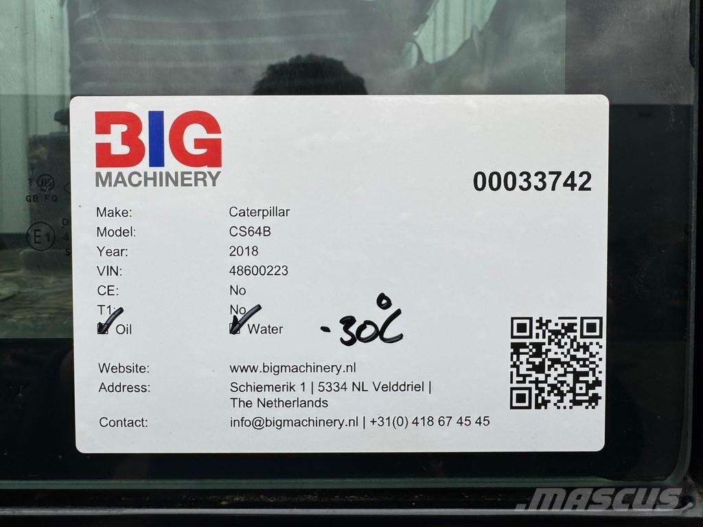 CAT CS64B Tek tamburlu silindirler