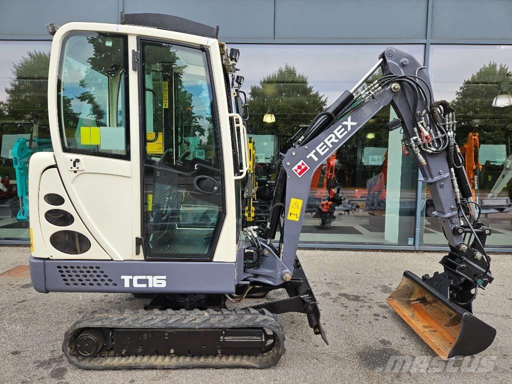 Terex TC 16 Mini ekskavatörler, 7 tona dek