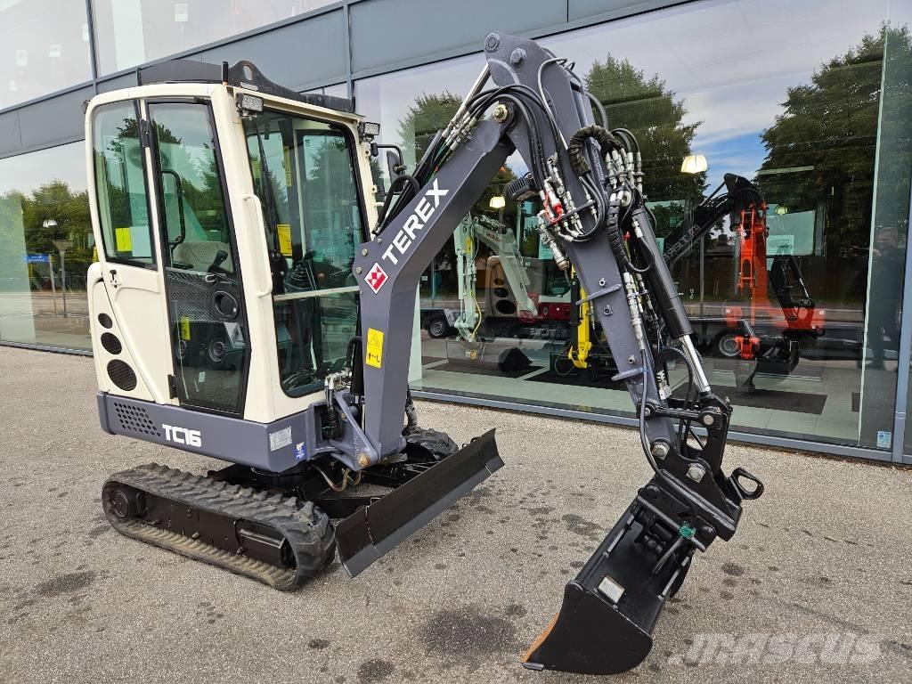Terex TC 16 Mini ekskavatörler, 7 tona dek