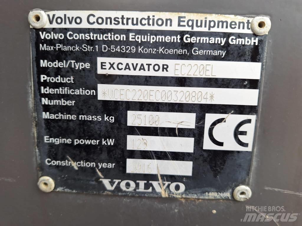 Volvo EC 220 EL Paletli ekskavatörler