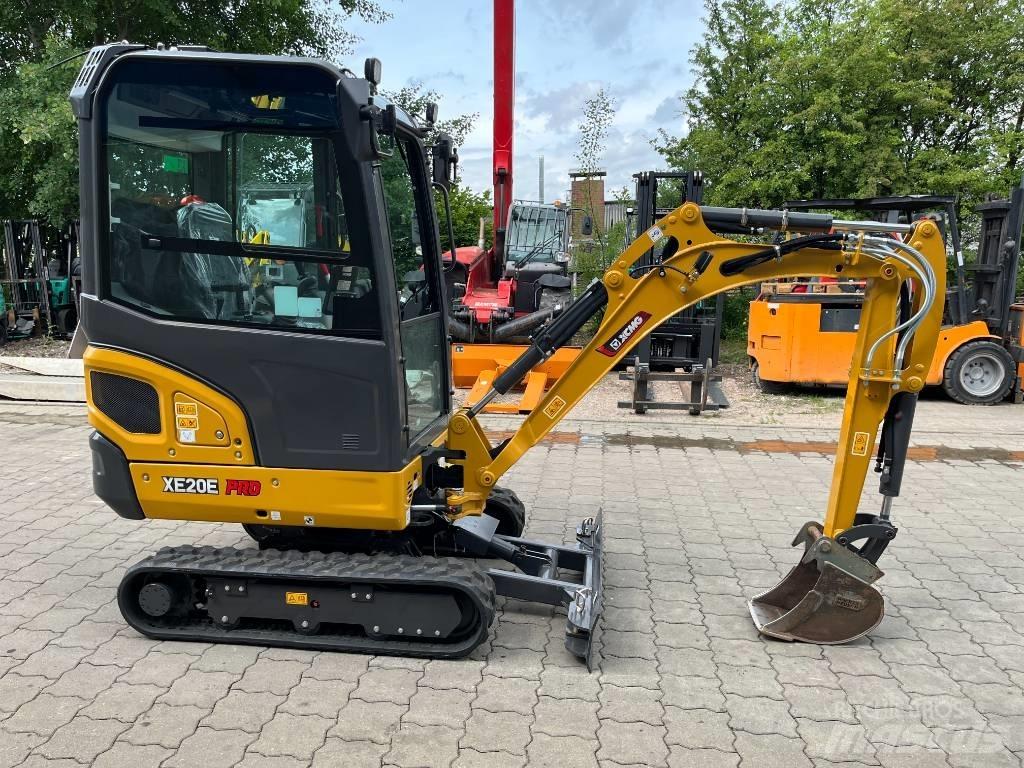 XCMG XE20 E PRO Mini ekskavatörler, 7 tona dek