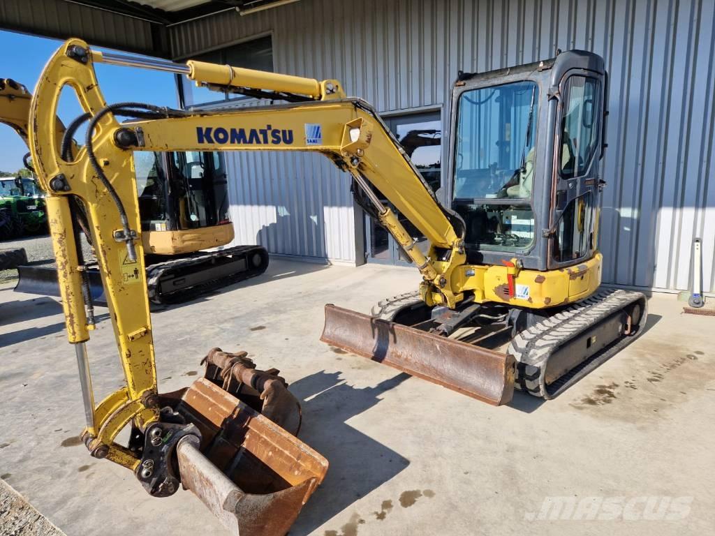 Komatsu PC 35 MR Mini ekskavatörler, 7 tona dek
