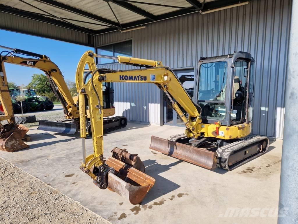 Komatsu PC 35 MR Mini ekskavatörler, 7 tona dek