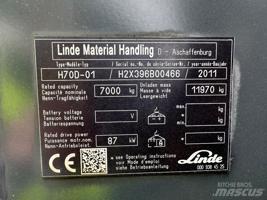 Linde H70D Dizel forkliftler
