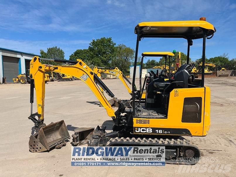 JCB 16 C-1 Mini ekskavatörler, 7 tona dek