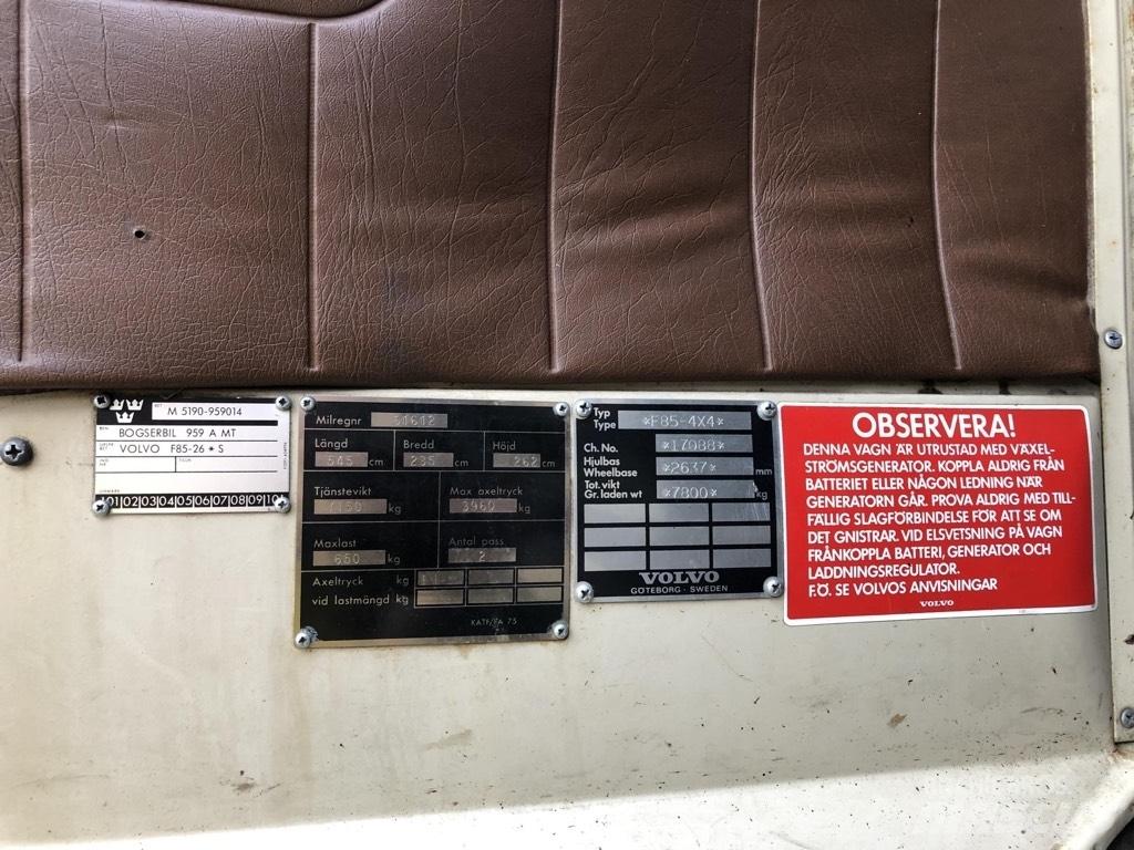Volvo F85 Diger kamyonlar