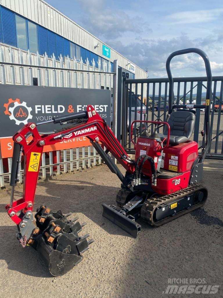 Yanmar SV 08 Mini ekskavatörler, 7 tona dek