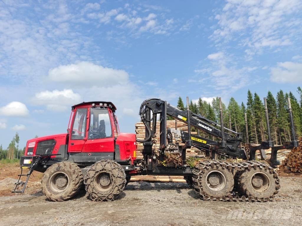 Komatsu 875 Tomruk yükleyici traktörler