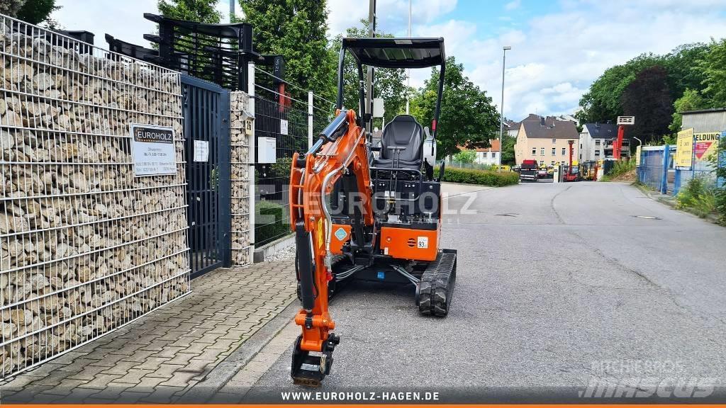 Hitachi ZX 17 U-6 Mini ekskavatörler, 7 tona dek