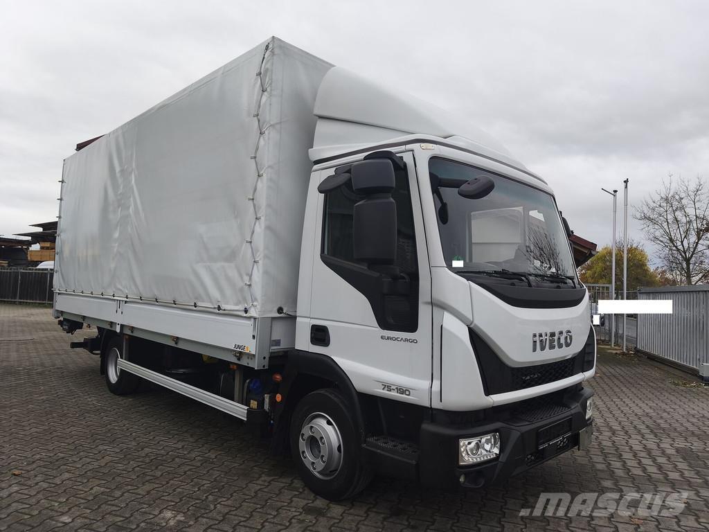 Iveco 75-190 Kayar tenteli kamyonlar