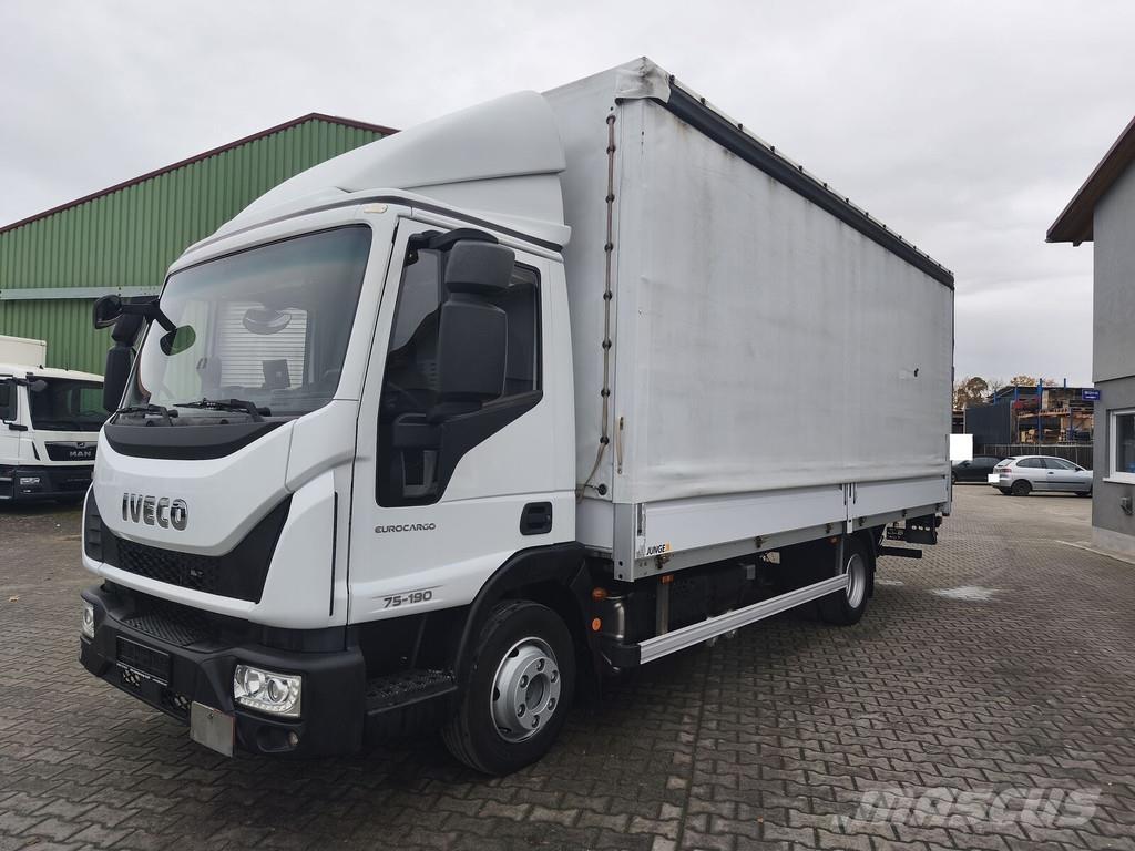 Iveco 75-190 Kayar tenteli kamyonlar