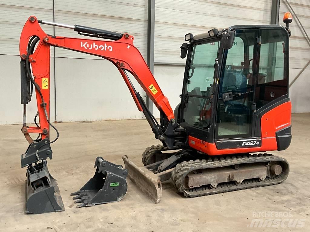 Kubota KX 027-4 Mini ekskavatörler, 7 tona dek