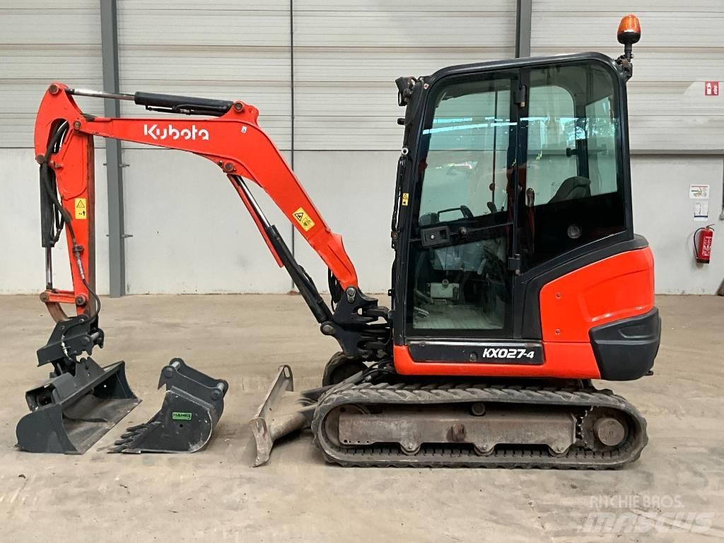 Kubota KX 027-4 Mini ekskavatörler, 7 tona dek