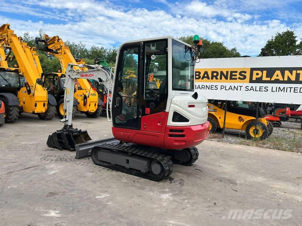 Takeuchi TB 230 Mini ekskavatörler, 7 tona dek