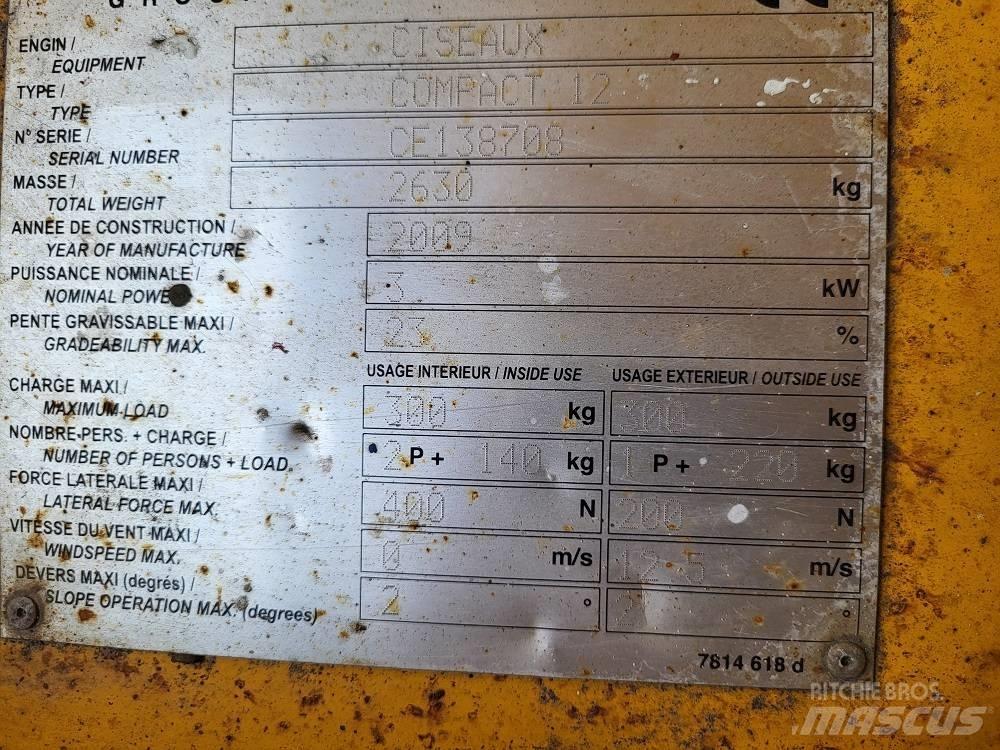 Haulotte Compact 12 Makasli platformlar