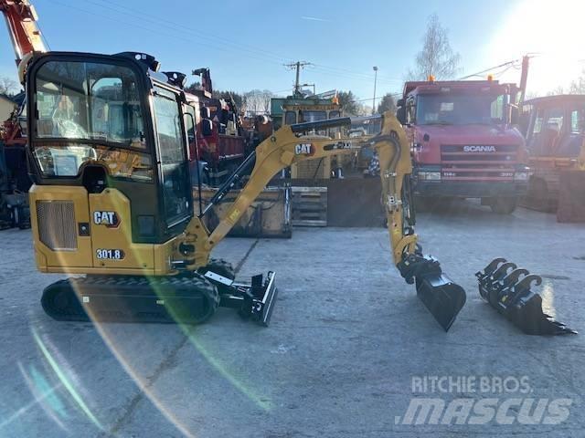 CAT 301.8 Mini ekskavatörler, 7 tona dek
