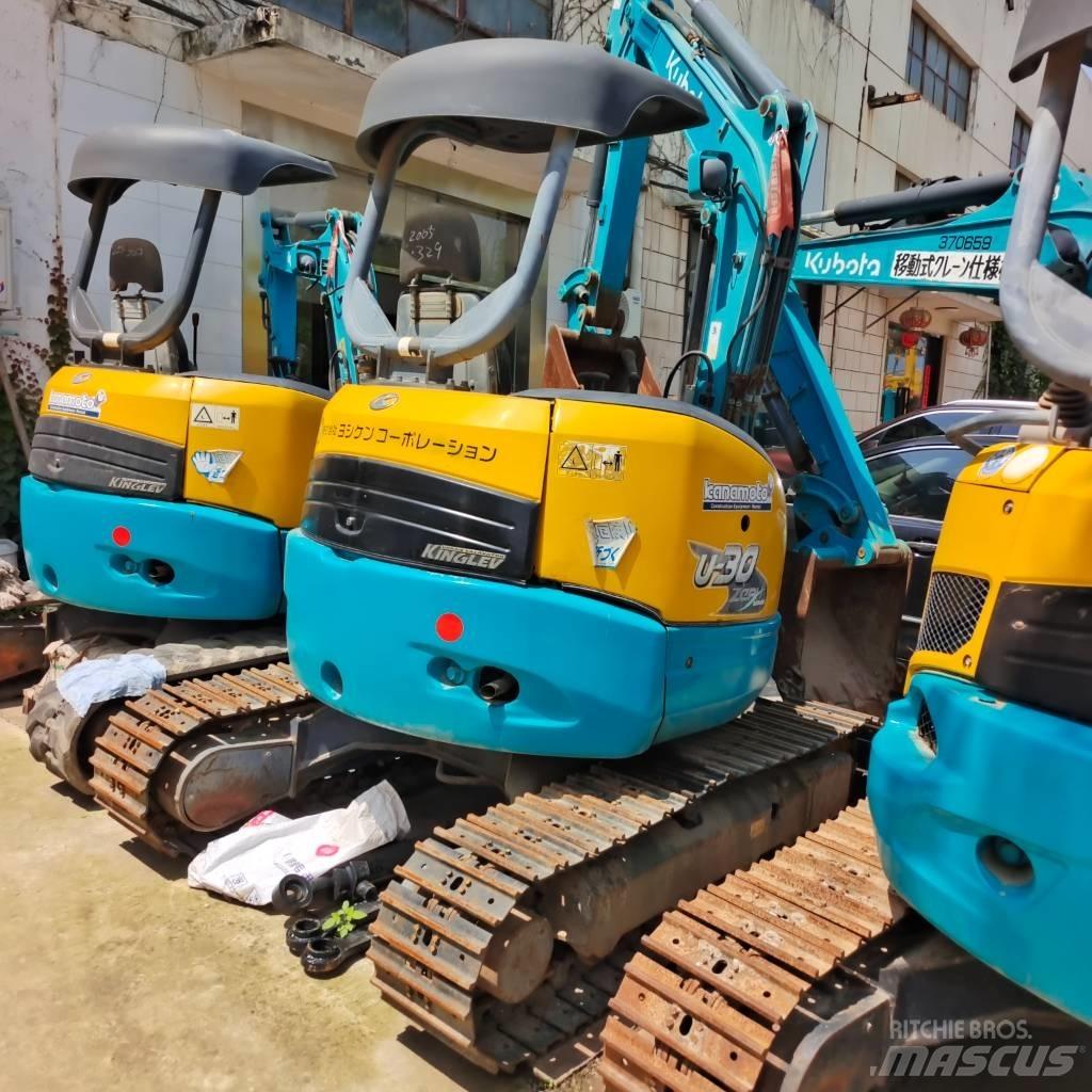 Kubota U-30 Mini ekskavatörler, 7 tona dek