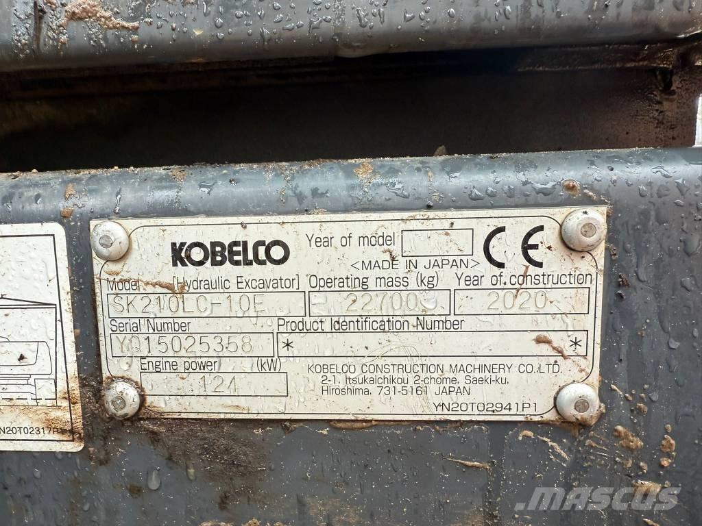 Kobelco SK 210 LC-10 Paletli ekskavatörler